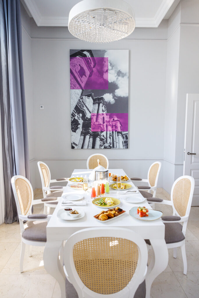 Dining room within a suite at Gran Hotel Manzana Kempinksi La Habana