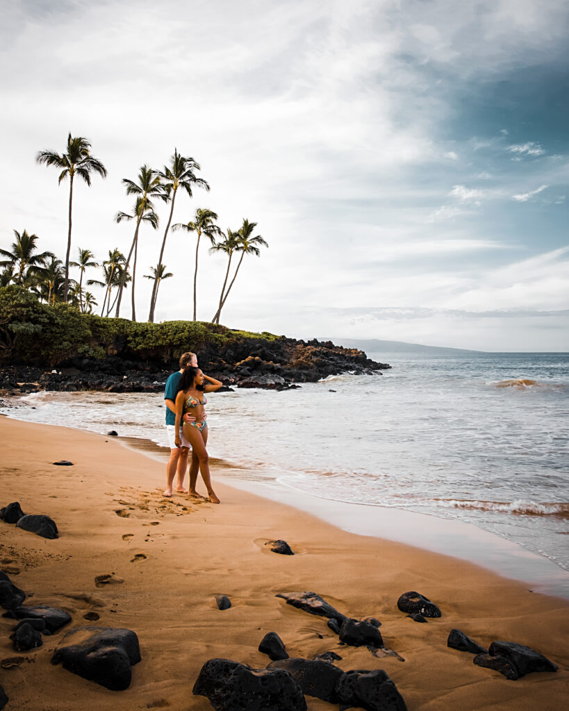 Brett and Zee at Maalaea Beach Bay